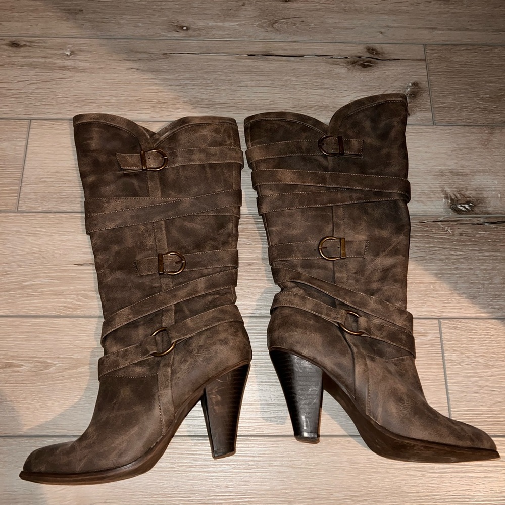 Knee high boots!